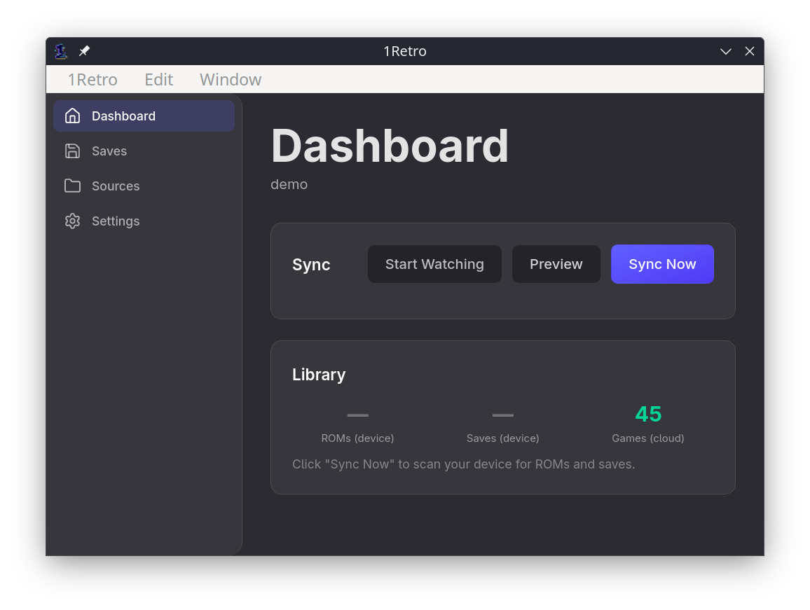The desktop app syncing saves in the background.